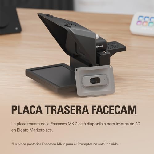 Teleprompter con webcam de captura en HDR Elgato Prompter para streaming en OBS 6
