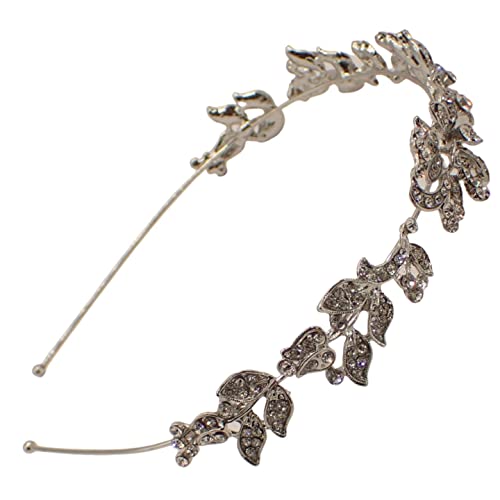 Topkids Accessories Bridal Headband for Wedding Bride Tiara, Flower Girl Crown Headband, Head Band Tiaras for Girls & Women
