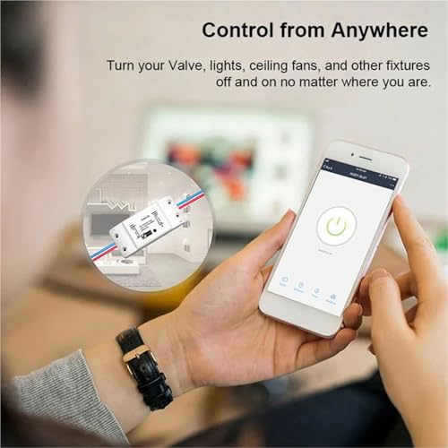 Vanne motorisée WiFi Tuya programmable avec interrupteur horaire intelligent Smart Life - 4