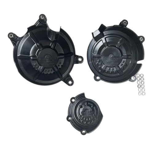 Cubierta de estator CB500X en apariencia de carbono y alta protección para motor 3