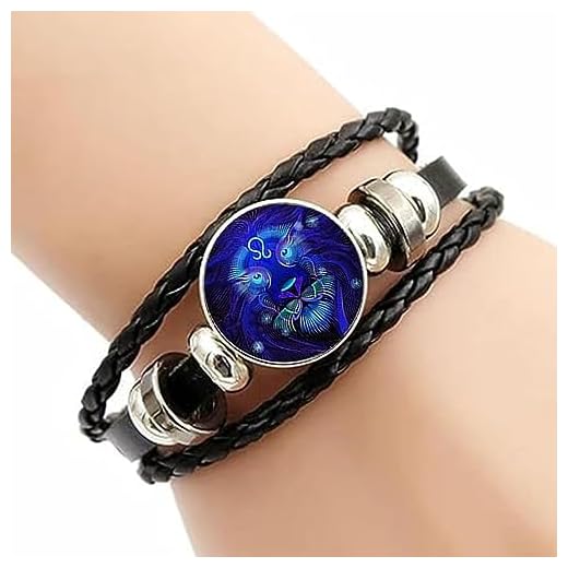 Veeteah Pulsera de 12 Constelaciones | Pulsera de Cuerda con Signo del zodíaco | Pulsera Tejida Hecha a Mano del Abrigo del Signo del Zodiaco para el Regalo de los Adultos