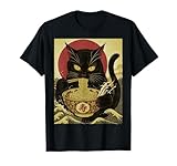 Japanese Ramen Cat Vintage Design