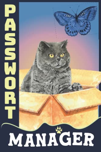 Password Manager: Klein Passwortbuch Mit Register | Geschenk Geburtstag Freund (German Edition)
