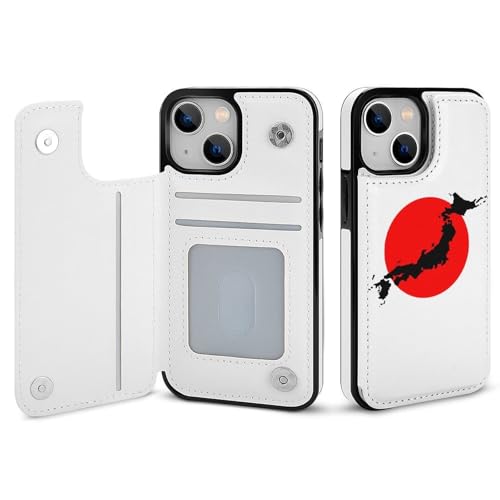 適用 iPhone12Pro用ケース 手帳型 日本地図 和風 スマホケース カード収納 スタンド機能 アイフォン12Proケース 耐衝撃 PUレザー カバー 財布型 Case