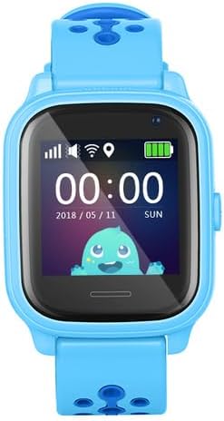 AEsmart - Wonlex Smart Watches Kids 𝖦РЅ Anti-lost Location trасker Baby Gift Clock 2𝖦 KT04 ѕimѕ cards ЅОЅ Са|| Audio Chat Smart Саmеrа Рһопе (Blue SA)