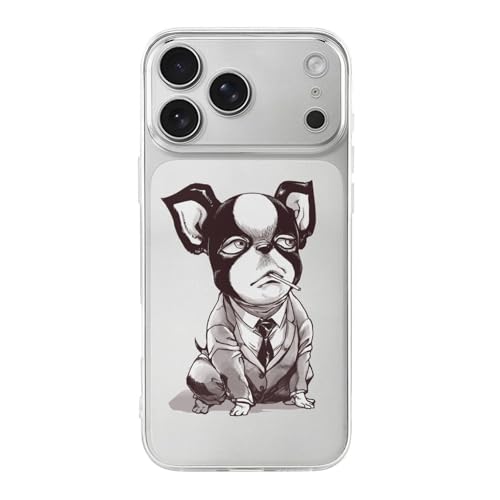 iPhone17ProMax用ケース ジョジョの奇妙な冒険 イギー アイフォン17ProMax用カバー TPUカバー スマホケース 薄型 軽量 透明シェル 耐久性 おしゃれ ワイヤレス充電