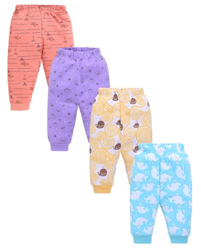 Image of LuvLap Baby Boys & Girls 100% Cotton Pyjama Pack of 4