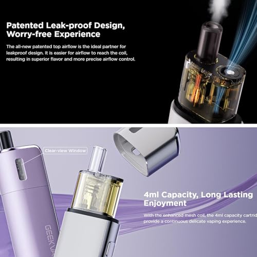 Vapoteuse GEEKVAPE Soul pod variable wattage batterie longue durée 30W