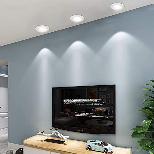 Foco empotrable LED de 2,5 pulgadas con luz cálida de CA 110-240 V 4