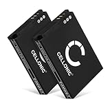 CELLONIC 2X Batterie pour Appareil Photo Compatible avec Toshiba Camileo X-Sports, SLB-10 - (1050mAh, 7.4V) CELLONIC 2X Batterie pour Appareil Photo Compatible avec Toshiba Camileo X-Sports, SLB-10 - (1050mAh, 7.4V)