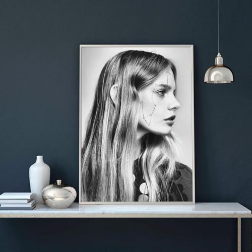 Peinture sur toile féministe 60x80 cm - Impression d'art haut de gamme sans cadre