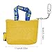 PHCOZY 2 Pcs Mini Tasche Tüte Reißverschluß Kette für Schlüsselbund