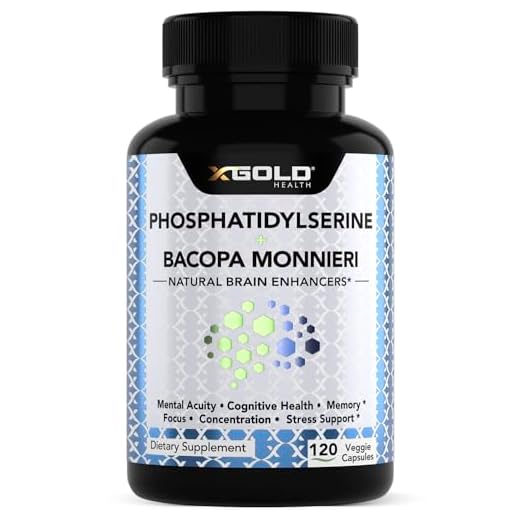 PhosphatidylSerine & Bacopa Monnieri 400 mg 2 in 1 Supplement - Natural Brain Enhancer/Nootropic for Enhanced Focus and Concentration, Memory Support, & Cognitive Function - 120 Vegetarian Capsules