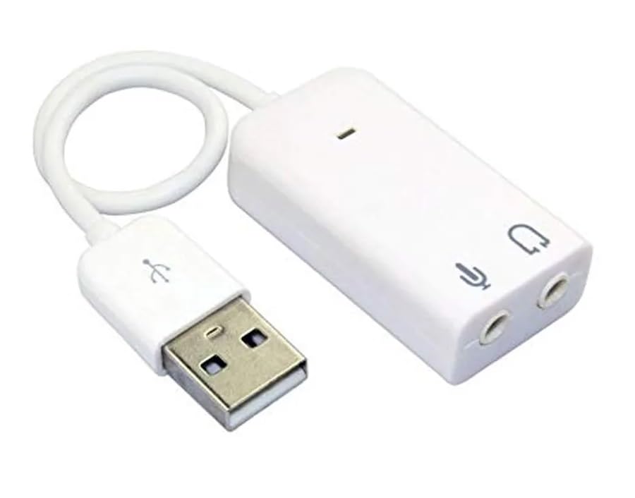 RUWEL USB Sound Adapter7.1 Channel LED Indicator External Audio Stereo Sound Card Converter 3.5mm AUX Microphone Jack for Gaming Headset Earphone PS4 Laptop Desktop Windows Mac OS Linux(Plug N Play)-image-47