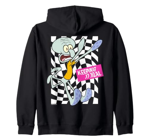Bob Esponja Pantalones Cuadrados Calamardo Keepin It Real Sudadera con
