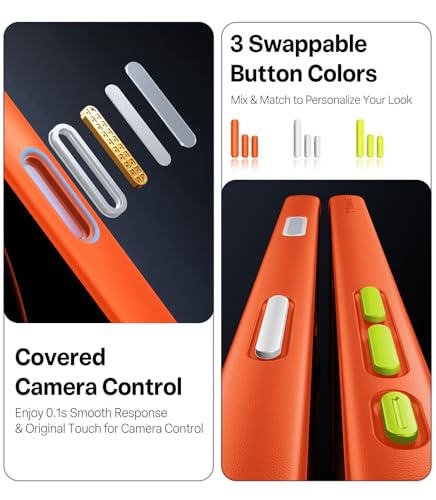 Image of TORRAS Shockproof Case for iPhone 17 Pro, 12FT Drop Protection, Orange
