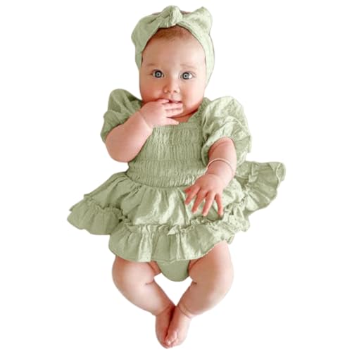 Image of Zibuyu Baby Girl Clothes with Bow Headband