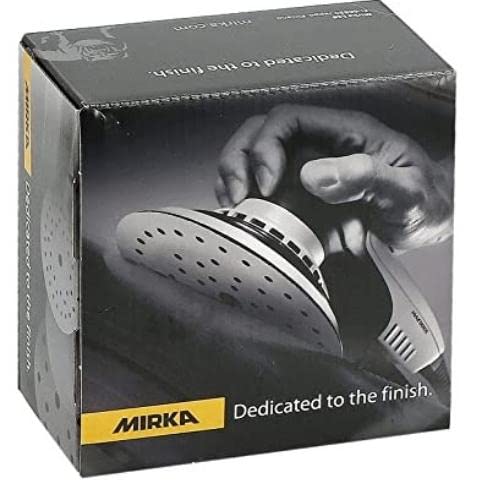 Mirka 2363205080 Gold Sanding Sheet - 200mm Grip - P80 Grit - 9 Holes - Grain: Aluminium Oxide - Bonding: Resin Over Resin - Backing: D-paper/C-paper - Gold - Pack contains 50 pieces - Image 3