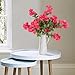 Tozeurty Bougainvillea Artificial 3 Stems 15branches Vibrant Pink Artificial Flowers Large Bougainvillea 36.2