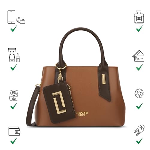 Image of Lavie Luxe Women's Duo Rumba Handbag | Handbag for Work | Ladies Purse | Stylish Shoulder Bag | Gift for Women