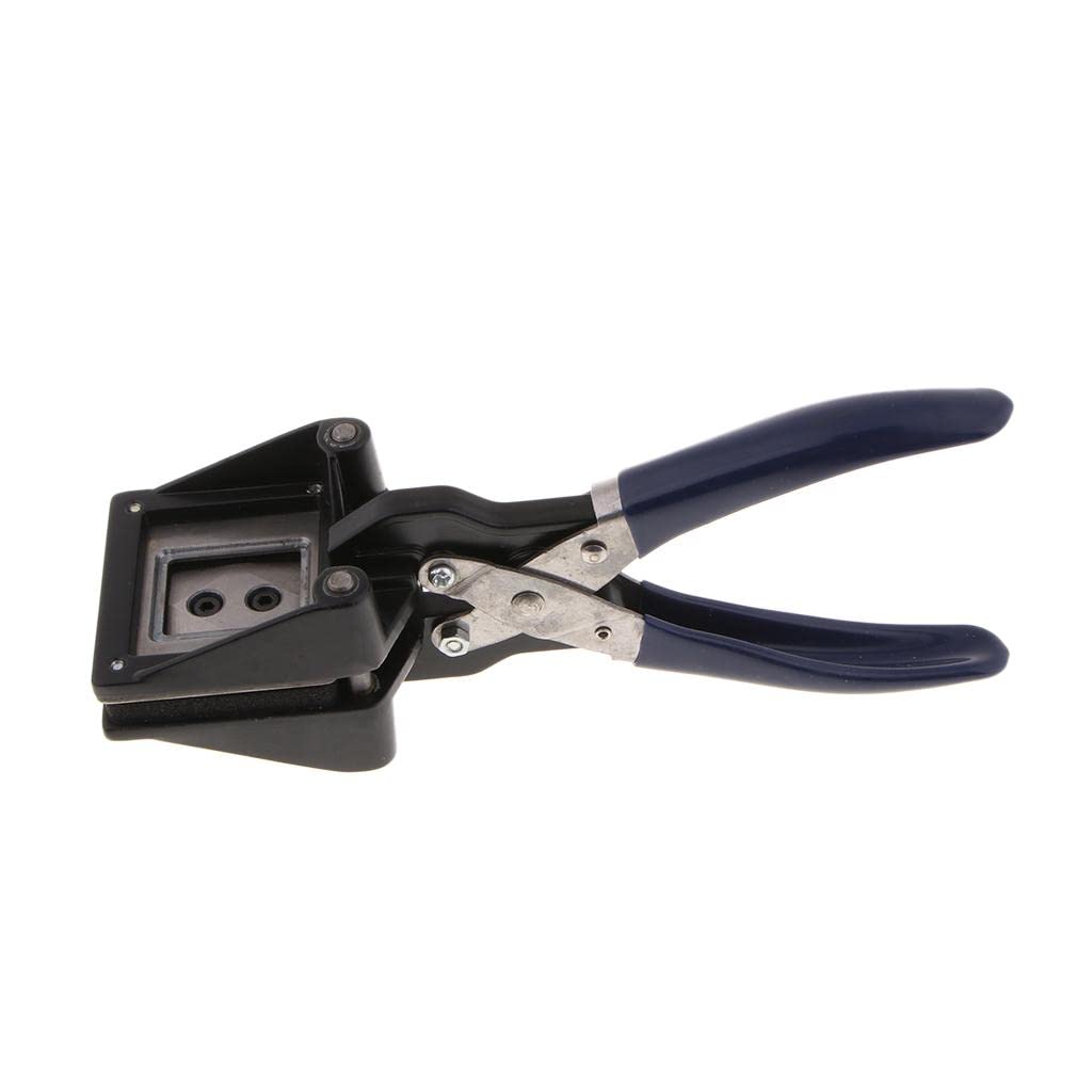 Adoorniequea Passport ID Card License Photo Cutter Picture Punch 25mmx32mm Standard Tool, Round 25x32mm