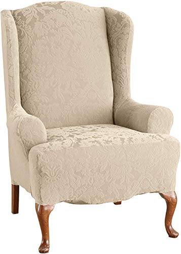 SureFit Cotton Duck Sofa Slipcover, Linen