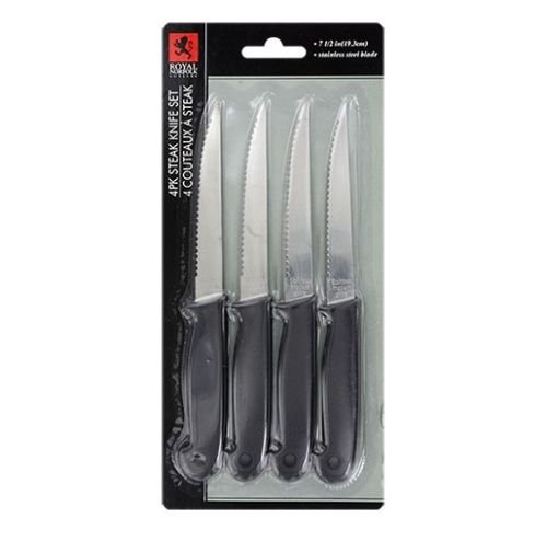 4 Royal Norfolk Cutlery Steak Knives 7.5
