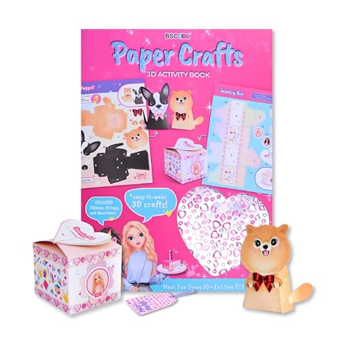 BSCOOL DIY Paper Crafts – 3D Origami Paper Folding Craft