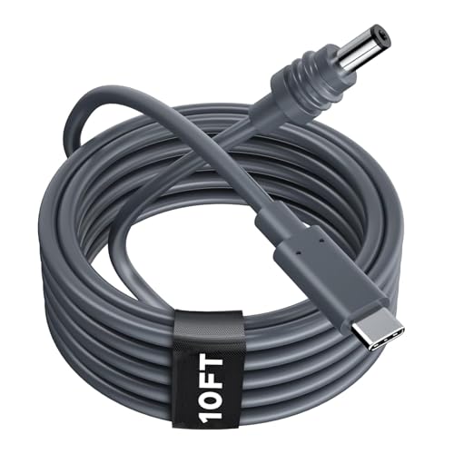 Gtaywell Starlink Mini USB-C to DC Power Cable, Max 100W Input USB Type C to DC Cable, Waterproof, Starlink Mini USB Cable Compatible with 65W+ PD Source 3M/10Ft
