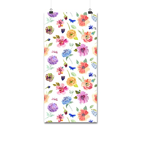 Papier Peint Jardin d'été Résistant pour Masquer les Défauts des Murs - 3