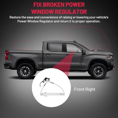 Image of BDFHYK 751-297 Power Window Regulator with Motor Front Right, Compatible with 2008-2012 Ford Escape, Compatible with 2008-2011 Mazda Tribute, Compatible with 2008-2011 Mercury Mariner