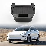 Rear Center Console Trash Can Garbage Bin For Tesla Model Y Juniper 2025 2026, Anti-Slip & Durable Under Seat Storage Box Organizer with Lid Cover for Model Y Juniper Interior Accessories (1 Pack)