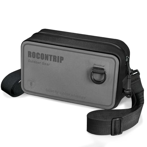 ROCONTRIP 100% Waterproof Dry Bag, Dry Waist Pack with Airtight Zipper Adjustable Strap Sling Bag...