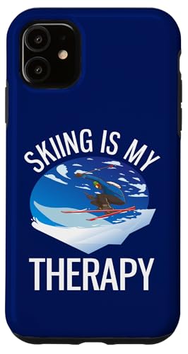 Freeriding Funny Alpine Ski Is My Therapy �X�}�z�P�[�X iPhone 11 �p