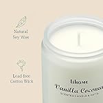 Candles Gifts for Women - Scented Candles, Natural Soy Wax Candle for Home Scented Perfect for Christmas, Birthday, Mother's Day, Vanilla Coconut Candle - Image 3