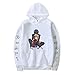 HDKFSHO Toradora/Unisex Pullover Felpa con Cappuccio Maglione Manica Lunga Casuale Puro Cotone con Tasche Coulisse Confortevole Peluche Inverno Abbigliamento Moda Sportivo Anime Cosplay Takasu Ryuuji
