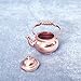 Toddmomy Dollhouse Kettle Alloy Miniature Teapot Tea Kettle Model Water Container 1:12 Scale Metal Kitchen Accessories for Toy House Decoration Kids Toy