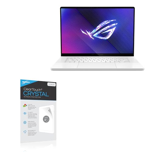 BoxWave Screen Protector Compatible with ASUS ROG Zephyrus G16 (2024) - ClearTouch Crystal (2-Pack), HD Film Skin - Shields from Scratches