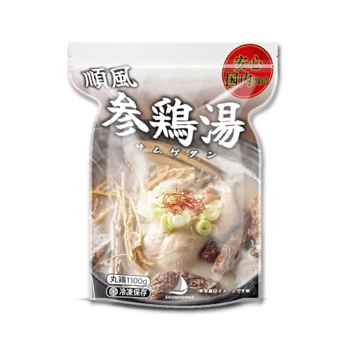 【参鶏湯 1kg × 4袋】 韓国 スープ 鍋 韓国料理 韓国食品 韓国鍋 簡単調理 レトルト サムゲタン 丸鶏使用 じっくり煮込んだスープ 電子レンジ調理 湯煎調理