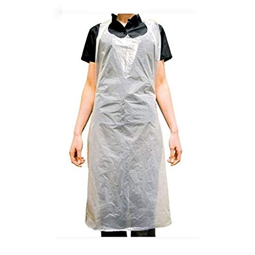 Tablier Court Sans Manches En Coton/polyester - Taille 48, Rose, Longueur ~85cm, 2 Poches