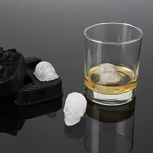 Molde de hielo de silicona Foster & Rye calavera flexible miniatura 5