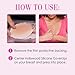 Hollywood Fashion Secrets Silicone Coverups, Hypoallergenic, Reusable, Washable, Gentle on Skin, Ultra Thin, Self Adhesive, Medium Shade, 1 Pack