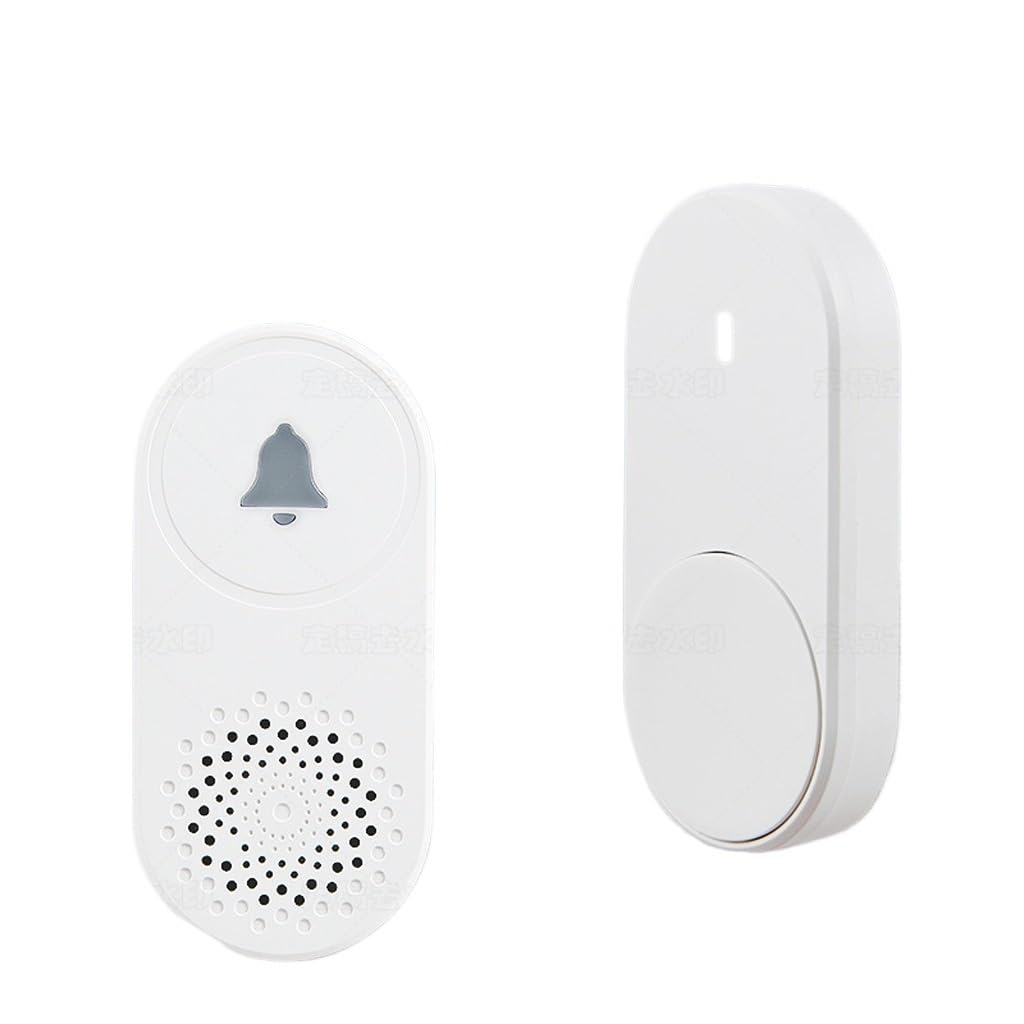 Sonnette sans fil à signal LED indépendant et carillon forte portée