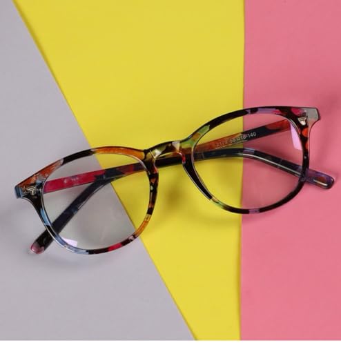 Image of IFLASH Blue Light Blocking Glasses Gaming Filter Transparent Round Eyeglasses for Eye Protection Men Women, Computer /Tablet /Laptop /Mobile /TV, Anti-blue & Anti eyestrain