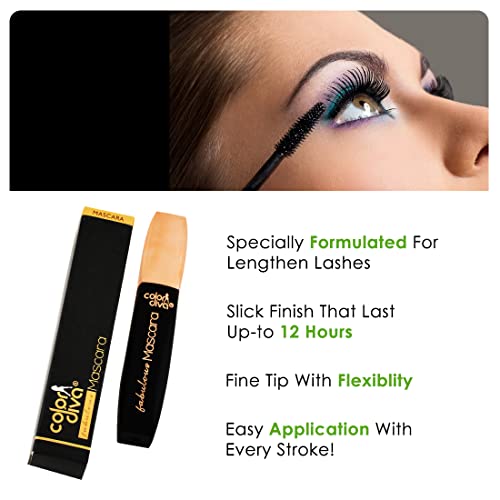 Image of Adbeni Value Pack, Mousse Matte Liquid Lipstick With Eyeliner & Mascara, 5.5ml Each | Long Lasting, Water & Smudge Proof, Light Weight, 14 Hour Long Stay, Pack Of 3 (Fiery Queen 161)