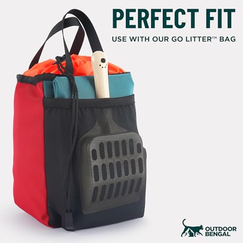 Image of Travel Litter Box for Cats (Small) by OutdoorBengal - Portable Litter Box, Collapsible, Waterproof cat Litter Box (Great for Plane, Car, Van, Camping and Hotel Traveling with Your Kitty)