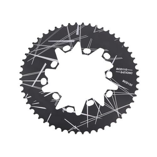 Pédalier ovale de vélo en alliage d'aluminium usiné avec plateau étroit large robuste