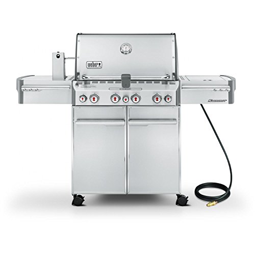 Weber Summit 7270001 S-470 Stainless-Steel 580-Square-Inch 48,800-BTU Natural-Gas Grill