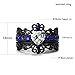 ringheart 2 His and Hers Ring Couple Rings Black Rings Crown Ring Heart Cz Womens Wedding Ring Sets Titanium Steel Mens Wedding Bands