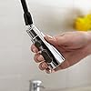 KOHLER 649-VS Simplice Pull-Down Bar Sink Faucet, Prep Sink Faucet, Kitchen Sink Faucet with Pull Down Sprayer, Vibrant Stainless
